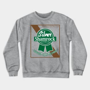 Silver Shamrock Tattoo Company PBR style Crewneck Sweatshirt